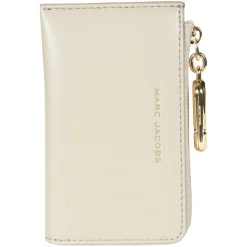 Portefeuille compact zippé