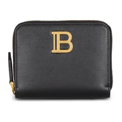 Porte-monnaie zippé en cuir B-Buzz