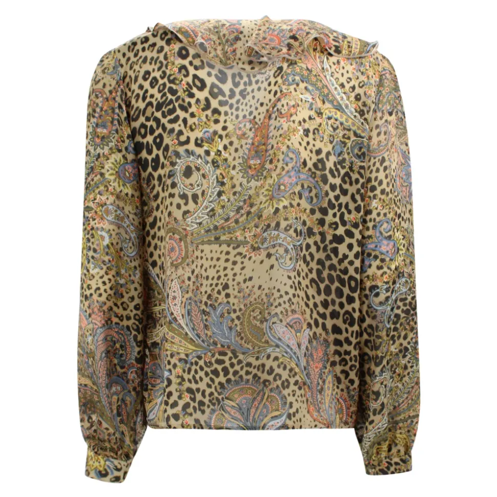 Printed Silk Blouse