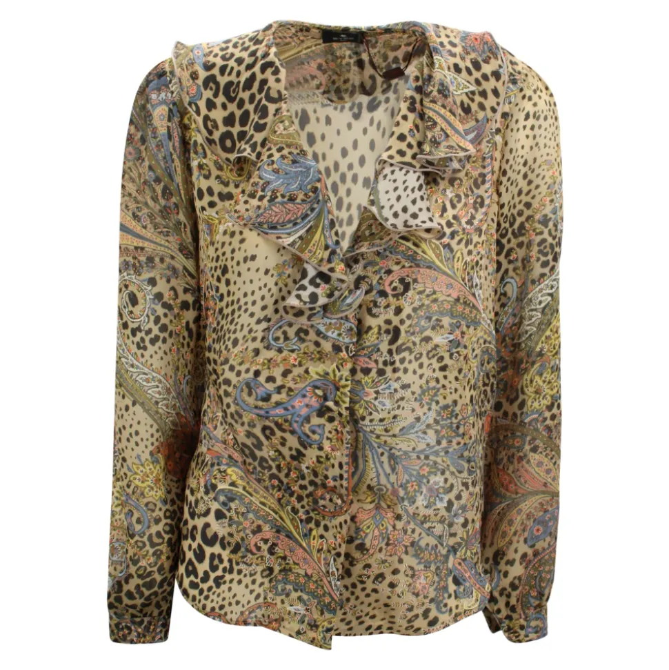 Printed Silk Blouse