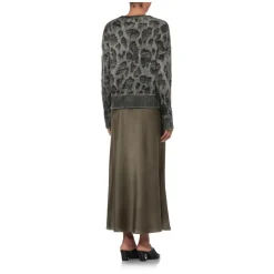 Pull col rond en jersey