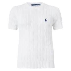 Pull Col Rond en Tricot Torsadé