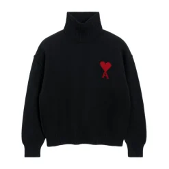 Pull Col Roulé De Coeur