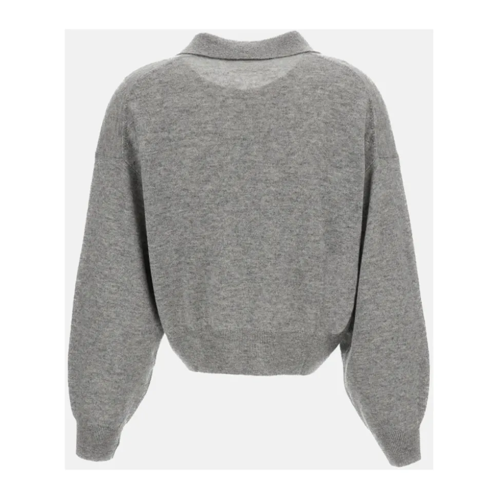 Pull en cachemire à col polo