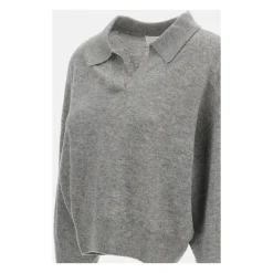 Pull en cachemire à col polo