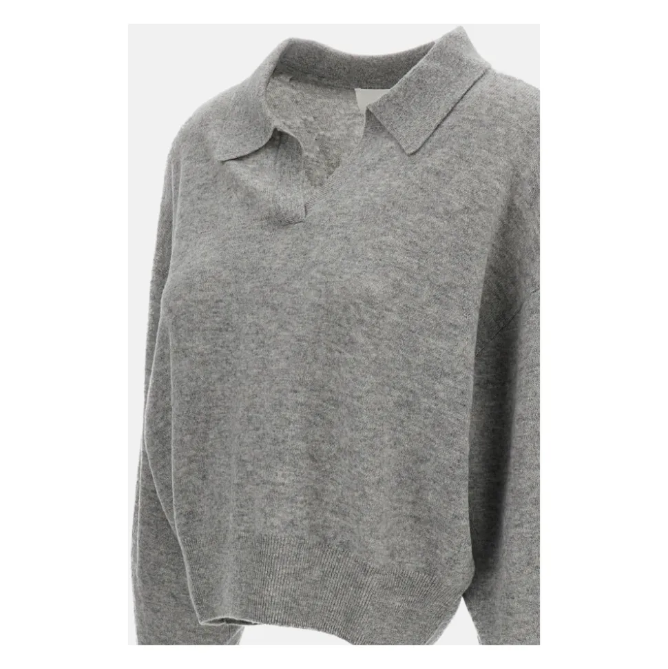 Pull en cachemire à col polo