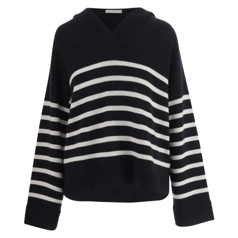 Pull en cachemire à rayures