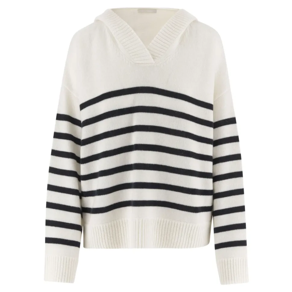 Pull en cachemire à rayures