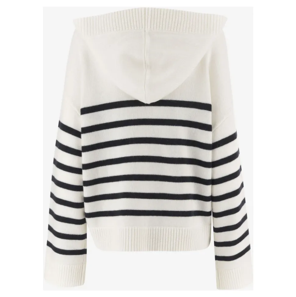Pull en cachemire à rayures