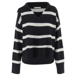 Pull en cachemire à rayures