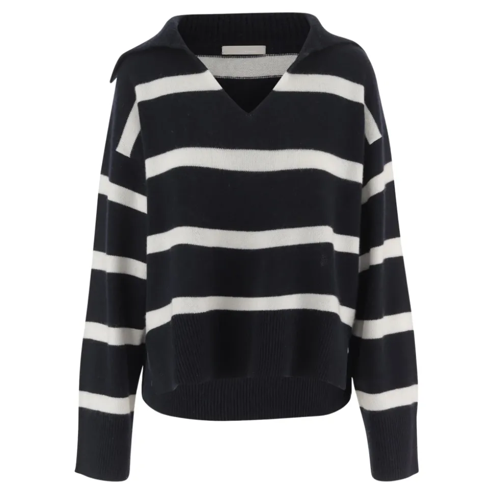 Pull en cachemire à rayures