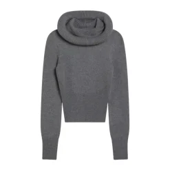 Pull Sculptural à Capuche
