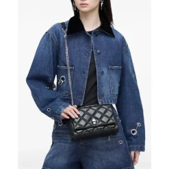 Quilted Dual Convertible Shoulder Bag
