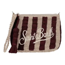 Rafiya Clutch with Logo