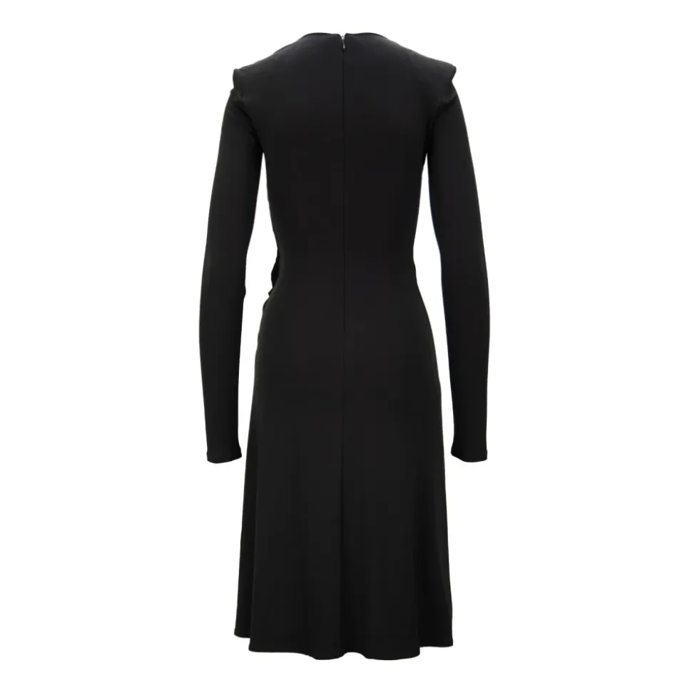 Robe Asymétrique avec Fermeture Éclair et Collier
