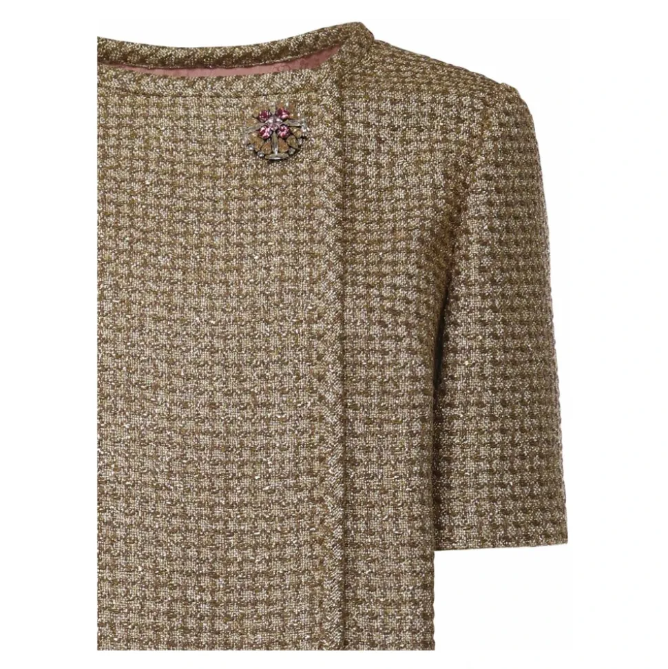 Robe Courte Canestrello Lurex Tweed