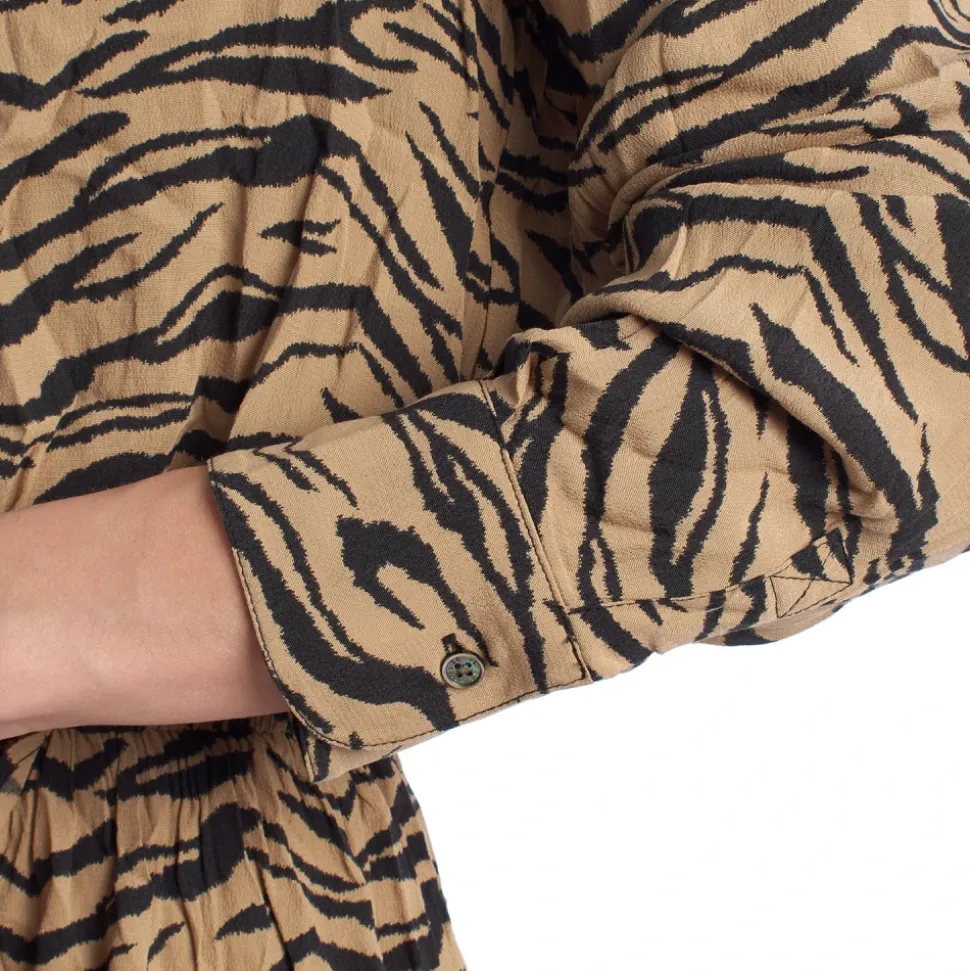 Robe Courte à Imprimé Animal