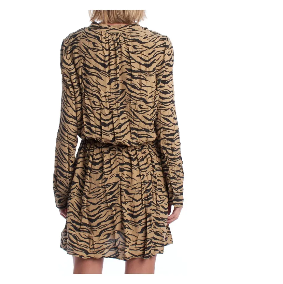 Robe Courte à Imprimé Animal