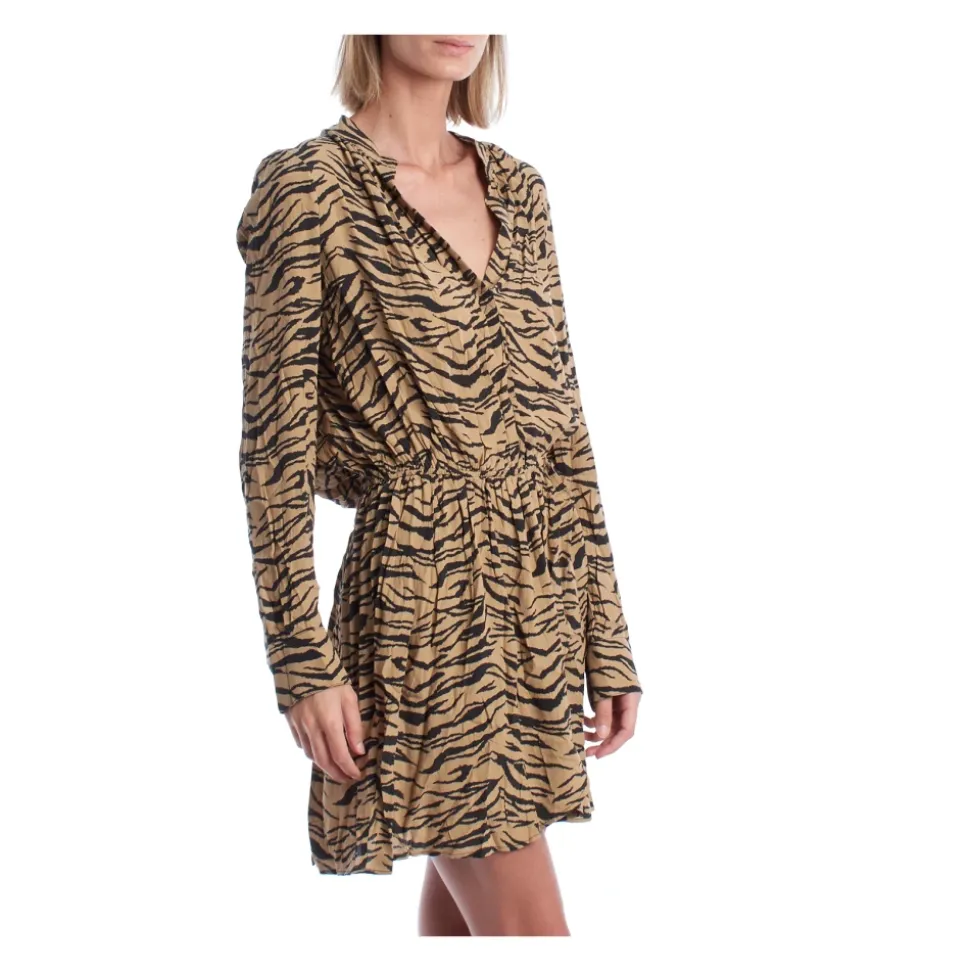 Robe Courte à Imprimé Animal