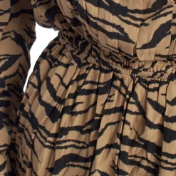 Robe Courte à Imprimé Animal