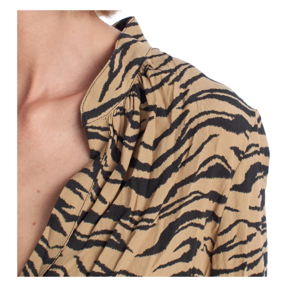 Robe Courte à Imprimé Animal