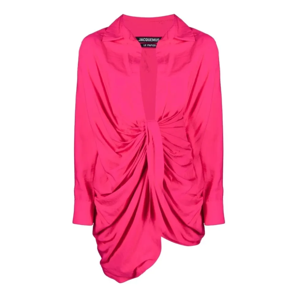 Robe de soirée drapée Bahia