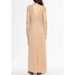 Robe en tulle avec fil Lurex