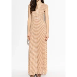Robe en tulle avec fil Lurex