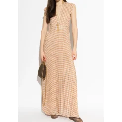Robe en tulle avec fil Lurex