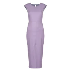 Robe Élégante avec Col Rond