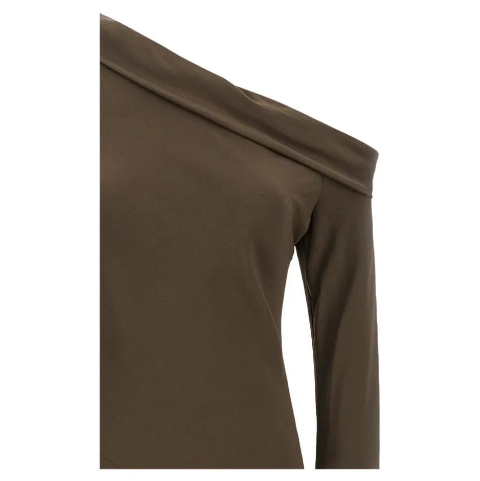 Robe Longue Asymétrique Une Épaule