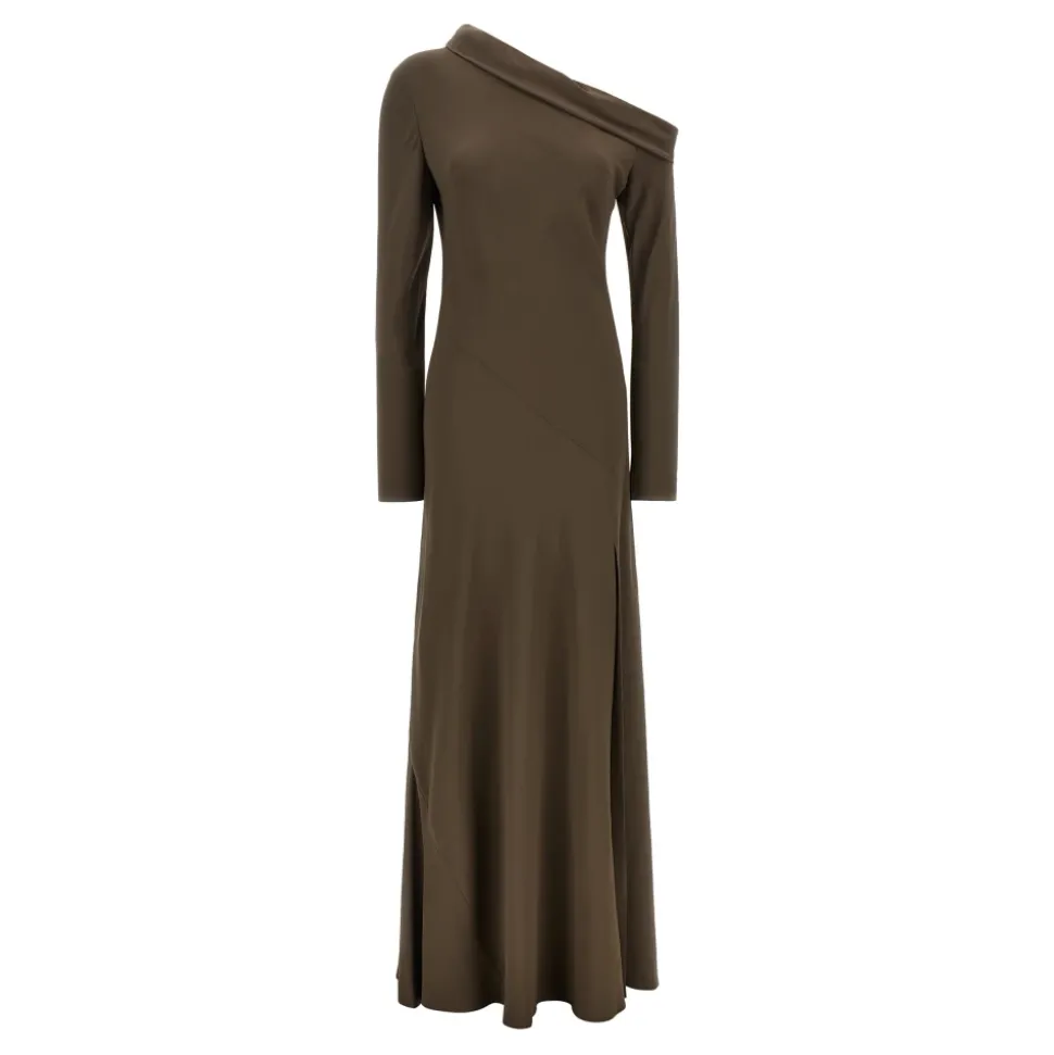 Robe Longue Asymétrique Une Épaule