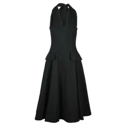 Robe longue en toile rigide