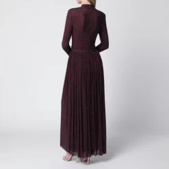 Robe Longue Manches Longues Strass