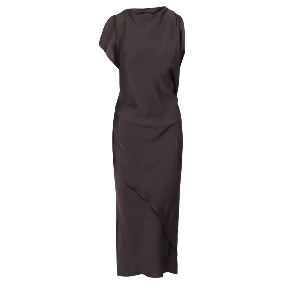 Robe midi asymétrique Kyra