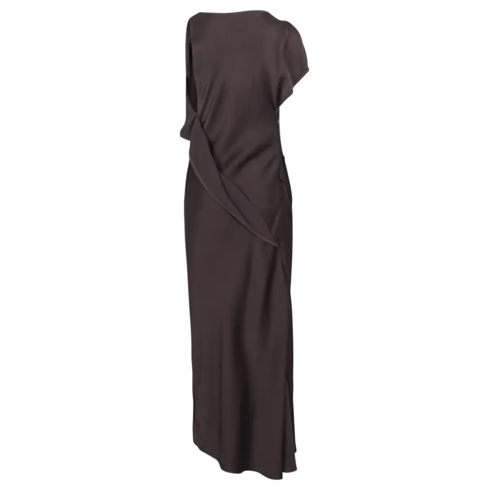 Robe midi asymétrique Kyra