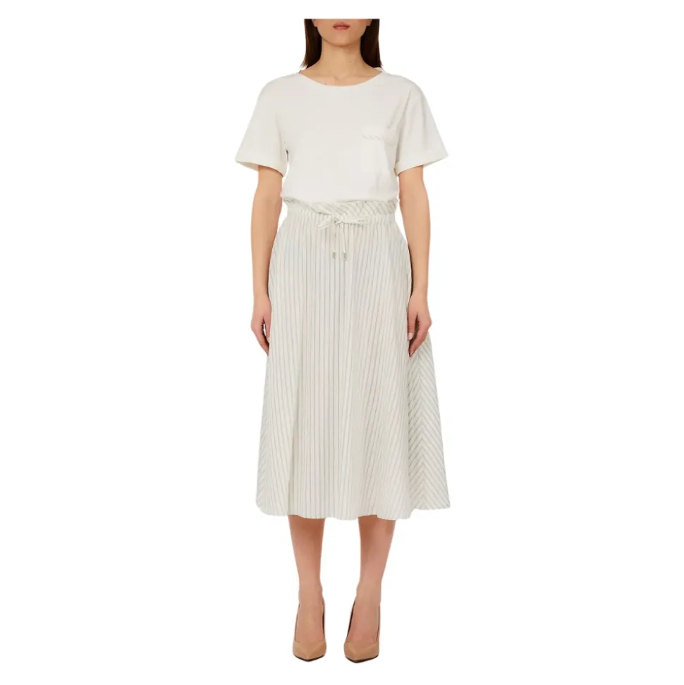 Robe mi-longue coupe droite