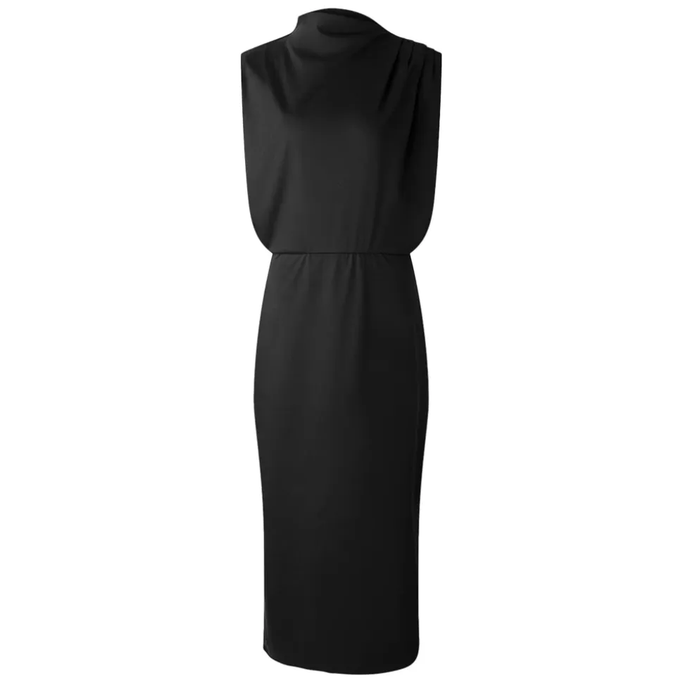 Robe mi-longue Gemma drapée