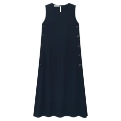 Robe sans manches Danna en crêpe georgette