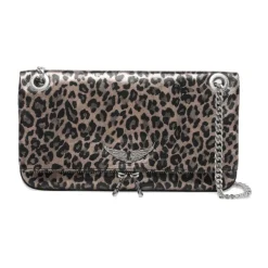 Rock II Metal Leopard Clutch