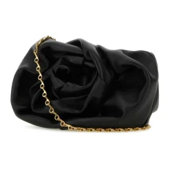 Rose Leather Clutch
