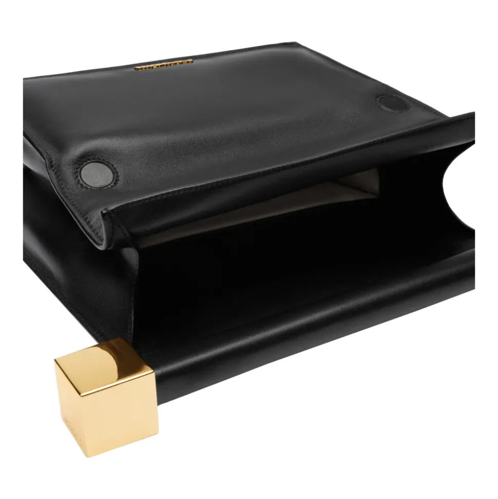 Sac Bandoulière en Cuir Noir