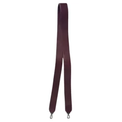 Sac à bandoulière en cuir tressé Bordeaux