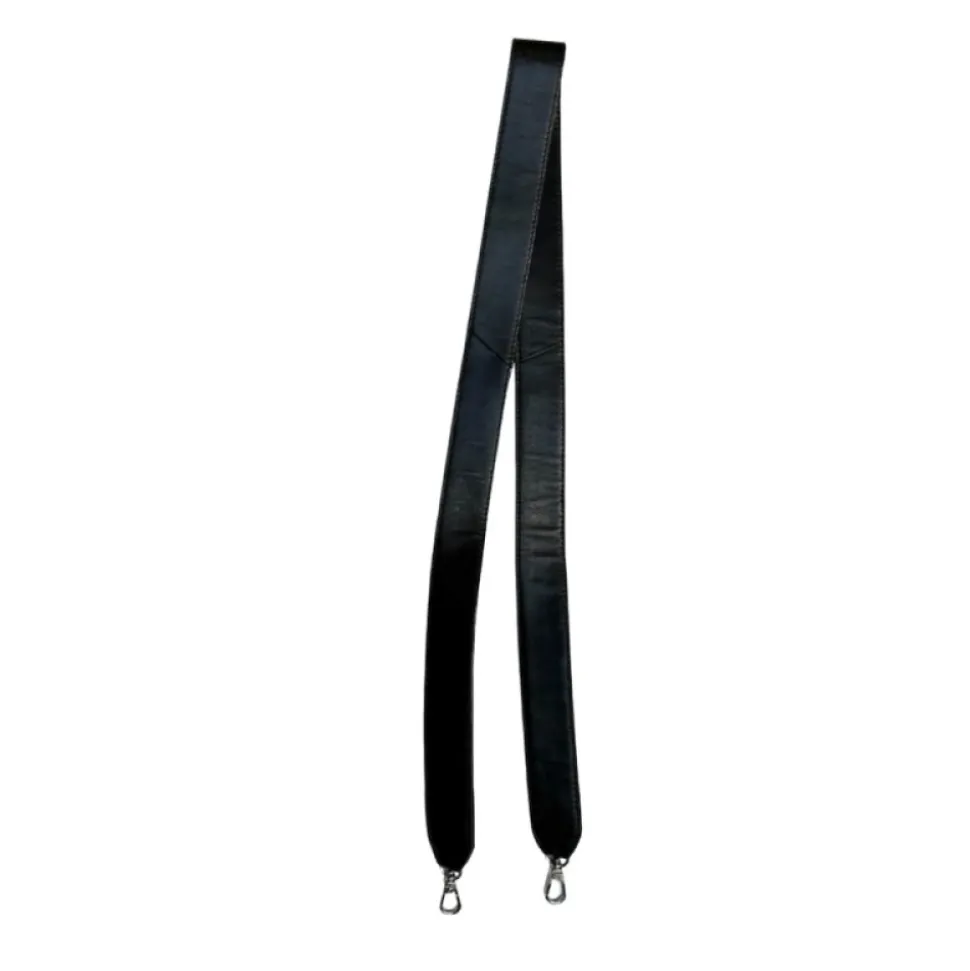 Sac Bandoulière en Cuir Tressé Noir