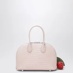 Sac bandoulière mini en cuir gaufré
