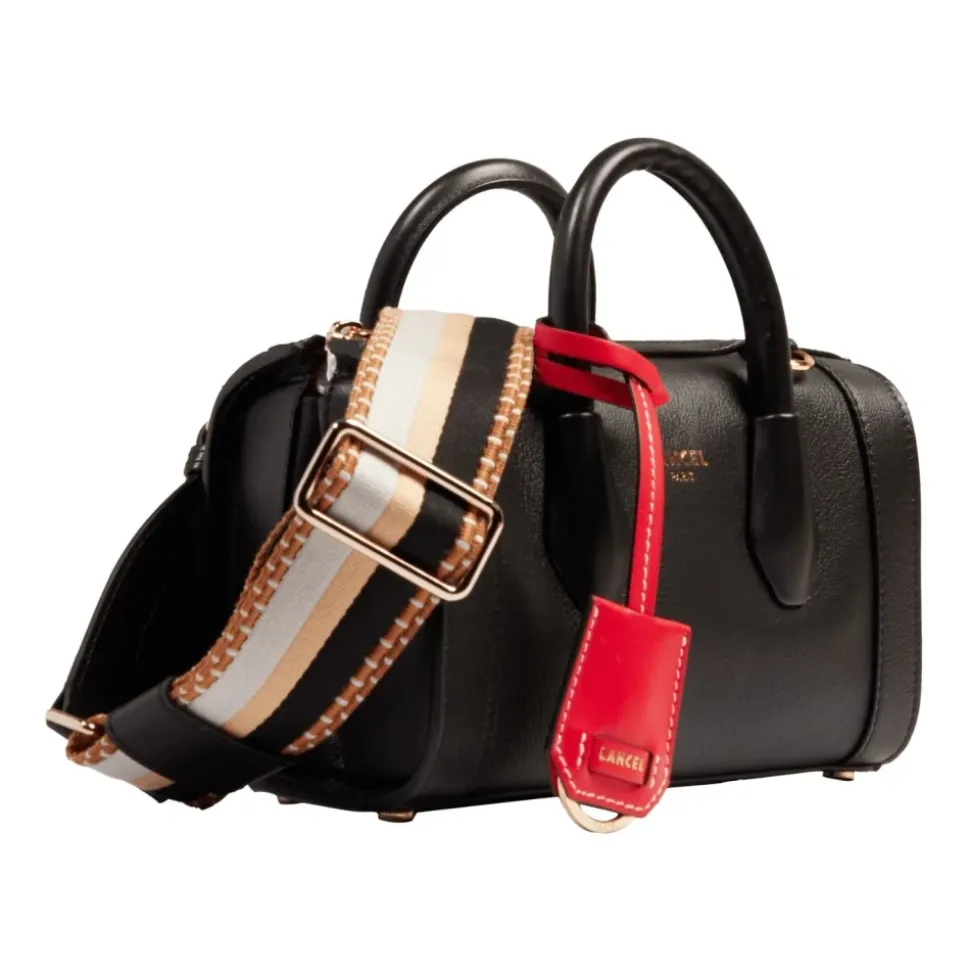 Sac Bowling Noir en Cuir BCBG