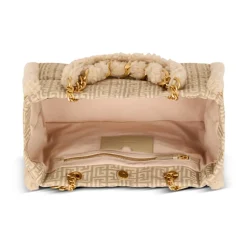 Sac cabas souple 1945 en jacquard et sherling
