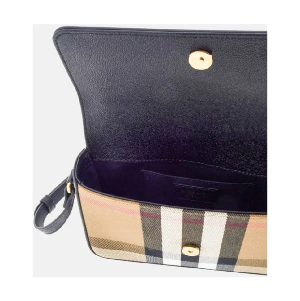 Sac compact House Check en Noir