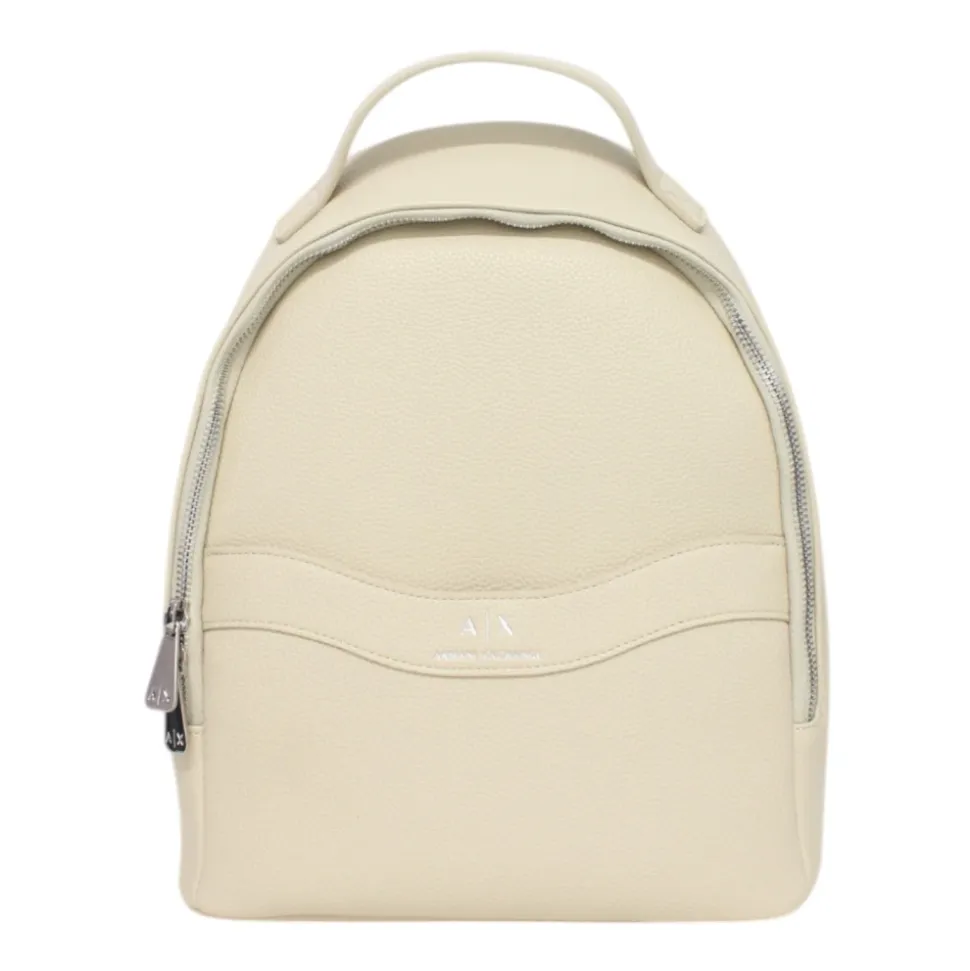 Sac à dos en similicuir pour femme avec poche avant