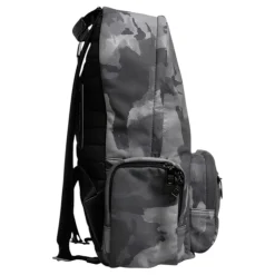 Sac à dos gris camouflage avec logo